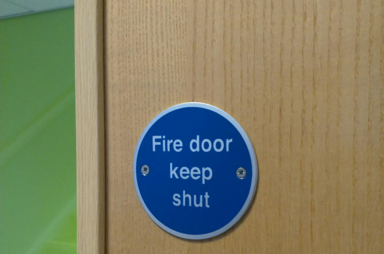 Fire Door and Sign